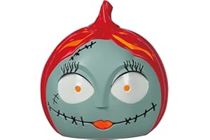 SEASONS Disney W80461 The Nightmare Before Christmas Sally 6" Light Up Pumpkin, One Size, Multicolor