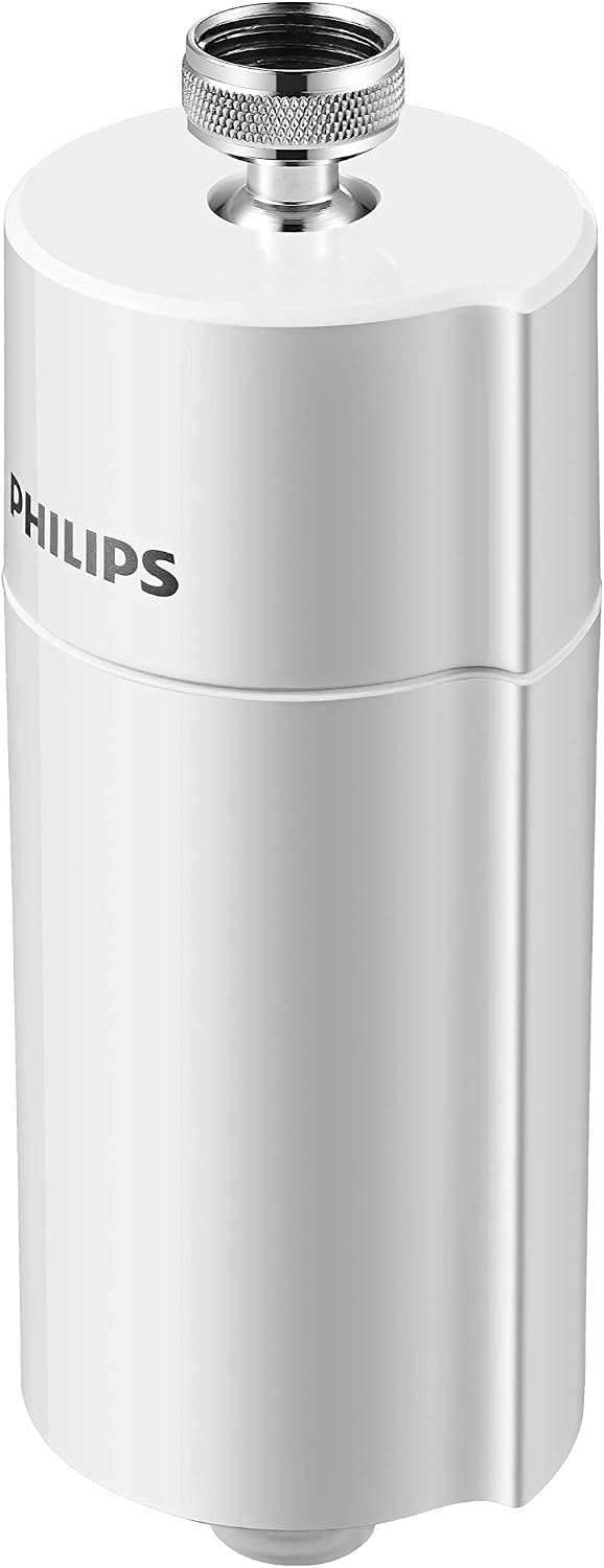 Philips Water in-Line Shower Filter and 1 Replacement Cartridge, 50 000 L Filtration Capacity, White - Image 3