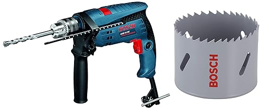 Bosch GSB 16RE Impact Drill 16 MM with Bosch 2608580408 Hss Bimetal Holesaw 32mm