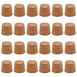 BENECREAT 24 Pcs Light Brown/Tan Cork Bottle