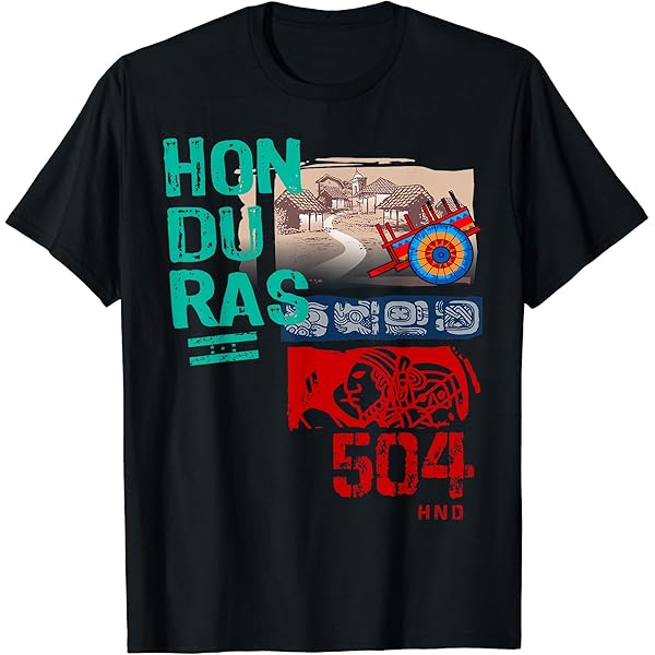 Amazon.com: Honduras HND 504 T-Shirt : Clothing, Shoes & Jewelry