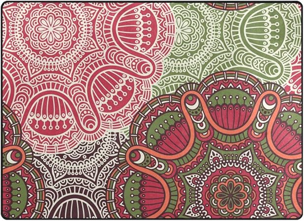 Amazon.de: SKYDA Teppich, bunt, böhmischer Stil, großer ...