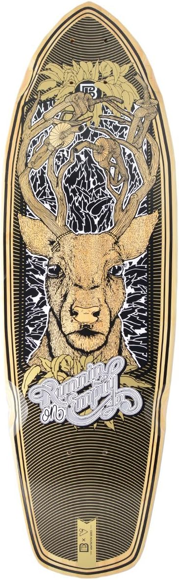 Bamboo Skateboards Boardwalk Cruiser Running on Empty Graphic Skateboard