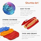 Shuttle Art Acrylic Paint Set 25 Vintage Colors 60ml Premium Bulk view 5