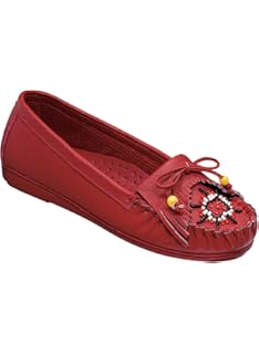 red moccasins