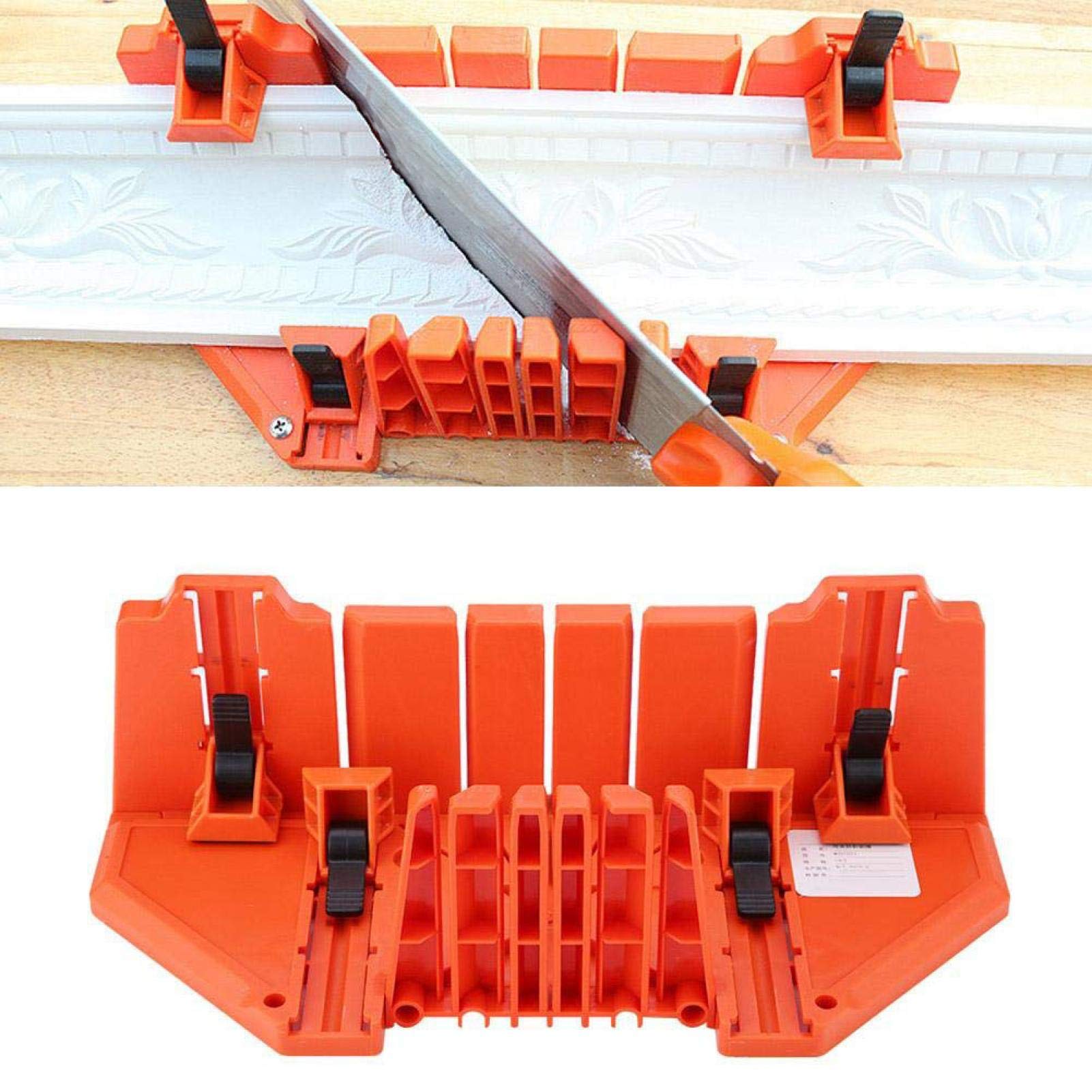 Clamping Mitre Box, Saw Mitre Box Wood Cutting Hardware Tool for Angle Cutting for Architectural Working