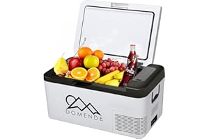 SWAGITLOUD Apexcool 12 Volt Portable Refrigerator 19 Quart Compressor Electric Cooler -4℉-68℉, 12/24V DC and 100/240V AC Compact Vehicle Fridge for Truck, Van, RV, Camping, Picnic and Home, One Size, (Domende)
