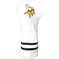 Team Golf NFL White Vintage Fairway Golf Club Headcover, Form Fitting Design, Retro Design