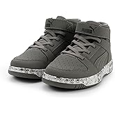 PUMA Kids' Rebound Layup Mid Hook and Loop Sneakers