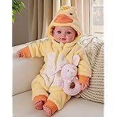 BABESIDE Value 5-Piece Realistic Baby Doll Set – Includes 15-Inch Soft Body Doll, Outfit, Bottle, Magnetic Pacifier & Birth Certificate – Ideal Gift for Kids 3+, Birthday, Pretend Play