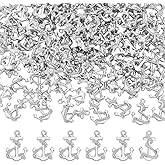 UNICRAFTALE about 100Pcs Anchor Pendant Charm Ocean Themed Metal Pendants Bead Vintage Anchor Pandent Sea Nautical Necklace Charms for DIY Sailor Navy Ornaments Jewelry Making Accessories