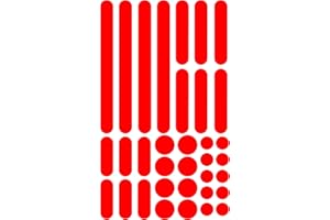 Premium Stickers Reflective Stickers Kit, High Visibility Indoor and Outdoor Reflector for Bike/Motorcycle/Cars/Scooter/Strol