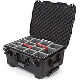 NANUK 950 Hard Case with Padded Divider – Waterproof Travel Camera Hard Case with Wheels, 22.8” x 18.3” x 11.7”, Dustproof and Impact-Resistant, Ideal for Heavy Loads – Black