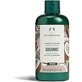 The Body Shop Coconut Shower Cream - Nutty and Creamy for Dry Skin - Vegan Body Wash, 8.4 Fl Oz