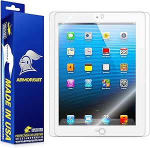 ArmorSuit MilitaryShield - Apple iPad 4 with Retina Display / iPad 3 / iPad 2 Screen Protector Shield + Lifetime Replacements