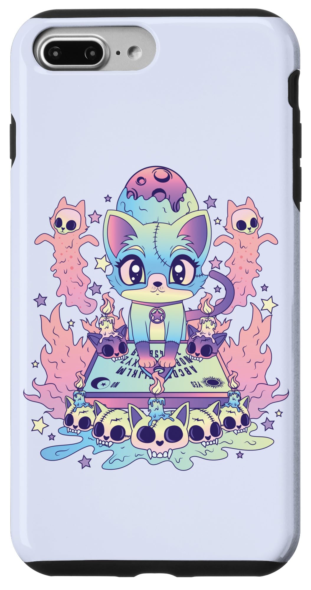 iPhone 7 Plus/8 Plus Cute Cat Ouija Pagan Kawaii Occult Satanic Pastel Gothic Case