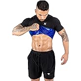 Kewlioo Sauna Shirt for Men - Heat Trapping Sweat Vest, Sauna Suit For Men, Compression Workout Sweat Suit for Gym, Workouts