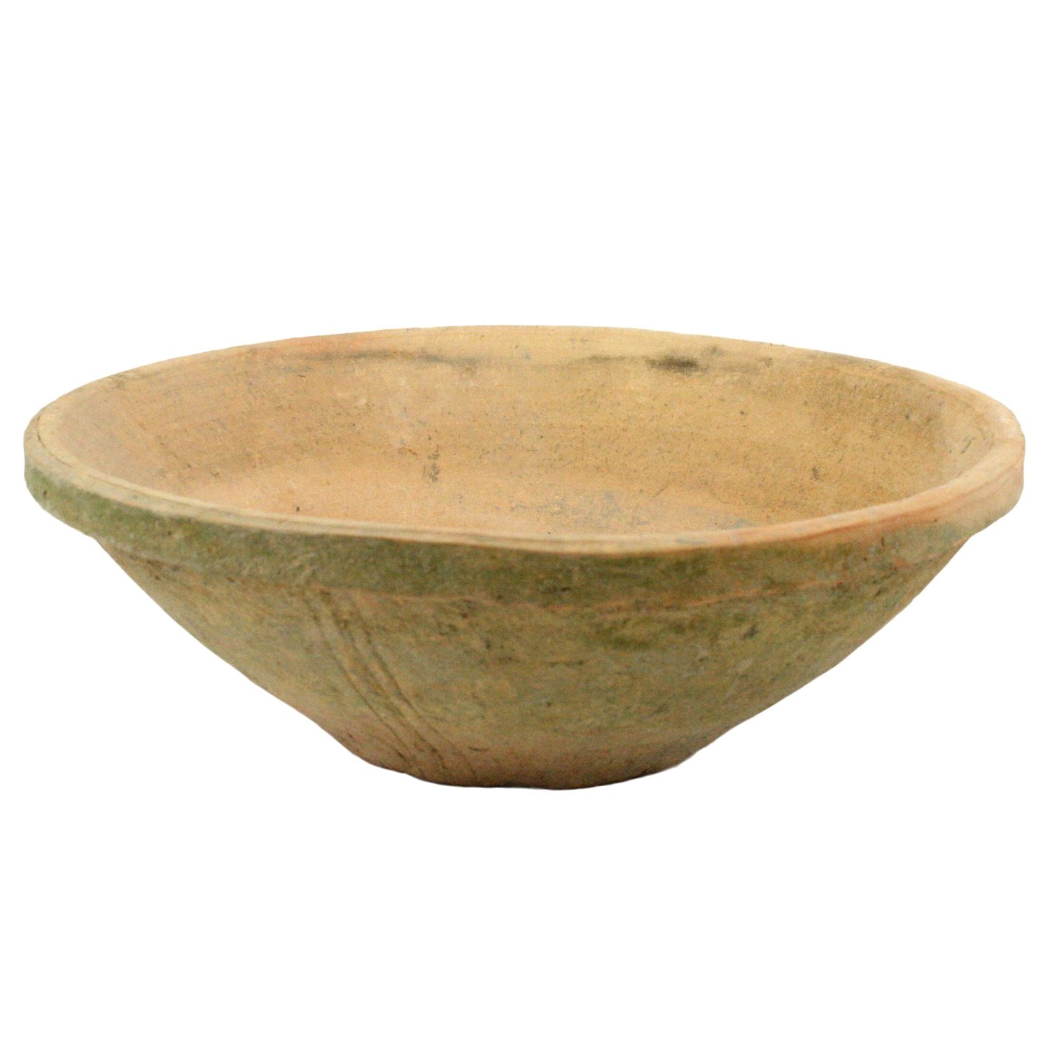 HomArt Rustic Terra Cotta Bowl, Medium, Antique Red, 1