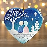 Valentines Day Decorations - Valentine Couple Heart Ornament – Romantic Love Keepsake for Couples, Anniversary & Valentine’s Day Gift