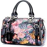 Genuine Leather Satchel Tote Bag Top Handle Handbag Women Designer Shoulder Bags Leopard Large Capacity Cross Body Bag