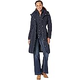 Cole Haan womens Long Quilted Puffer Coat Down Jacket