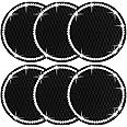 PinePoem Car Cup Holder Coaster with Bling Crystal Rhinestone, 6 Pack Universal Auto Anti Slip Cup Holder Insert Coaster, Car Interior Accessories 2.75in