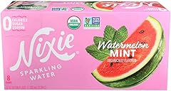 Nixie Organic Watermelon Mint Sparkling Water 8 Pack, 12 FZ