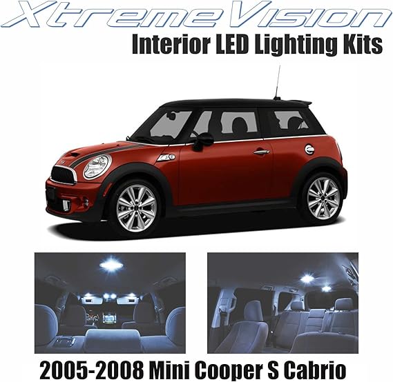 Amazon Com Xtremevision Interior Led For Mini Cooper S Cabrio