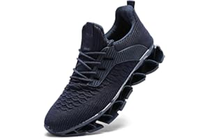 HETOHEC Mens Slip on Walking Running Shoes Blade Tennis Casual Fashion Sneakers Comfort Non Slip Work Sport Athletic Trainer