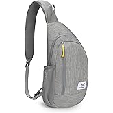 SKYSPER Sling Bag RFID Crossbody Sling Backpack Cross Body Shoulder Travel Bag Hiking Daypack for Women Men(Darkgrey)