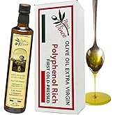 Papa Vince Olive Oil Extra Virgin - First Cold Press Family Harvest 2024/25, Polyphenol Rich, Subtle Peppery Finish, Unrefined, High in Monounsaturated Fat, No Pesticides, No GMO, Sicily, Italy