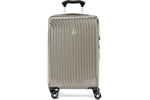 Travelpro Maxlite Air Hardside Expandable Carry on Luggage, 8 Spinner Wheels, Lightweight Hard Shell Polycarbonate Suitcase, Champagne, Carry On 21-Inch