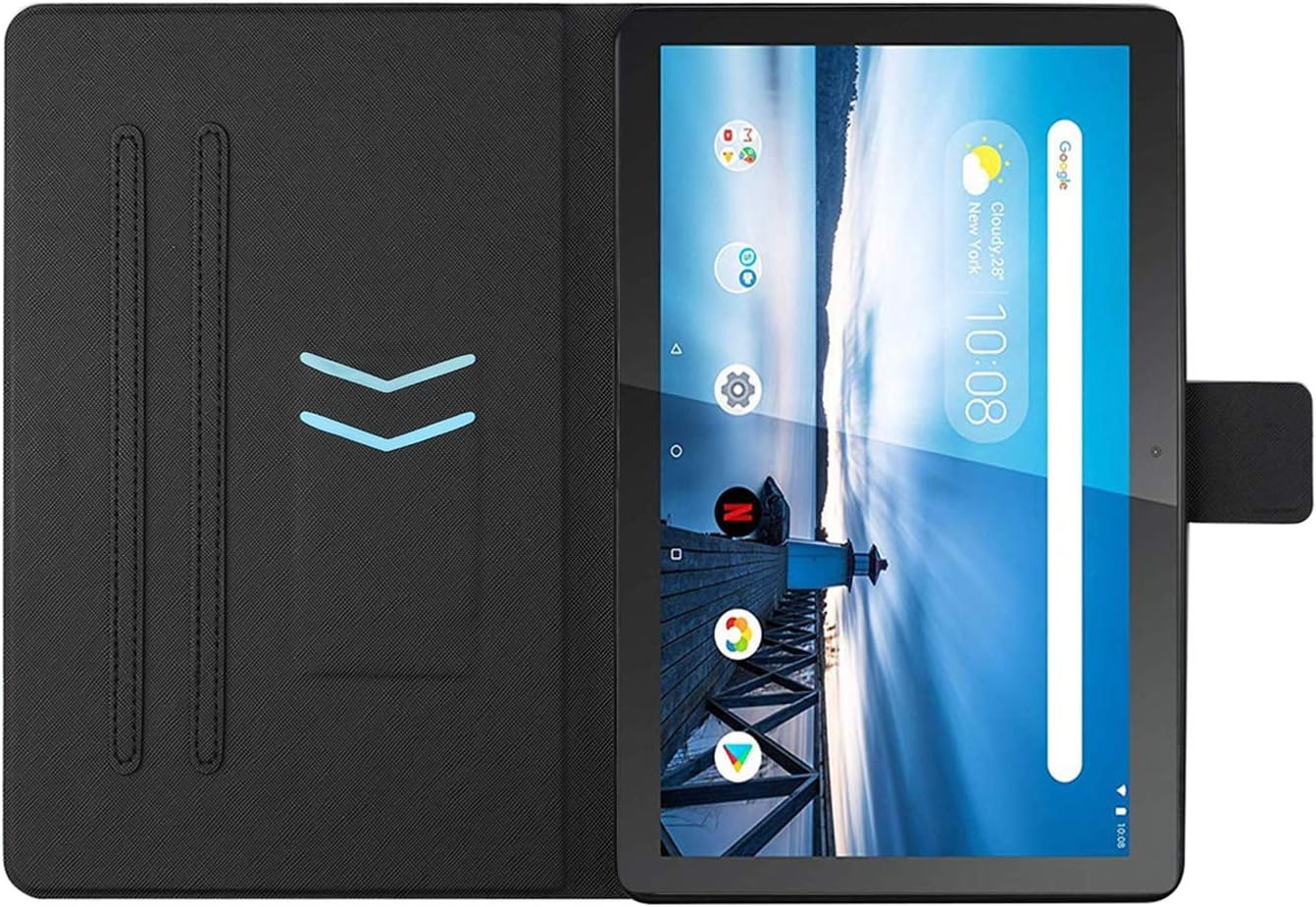 Case for Lenovo Tab M10 Plus 10.3 Tablet Protective Leather Cover Folio Slim Lightweight with Flip Stand Card Holder Lenovo Tab M10 FHD Plus TB-X606F 10.3 Cover (Daisy Elephant) - Image 3