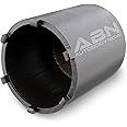 ABN 4WD Spindle Nut Socket, 1/2in Drive – Spindle Socket Hub Socket, Hub Nut Socket – 6 Outer, 3/4 Ton to 1 Ton