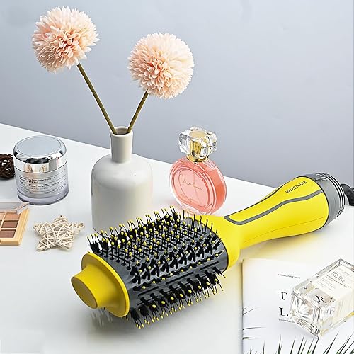 Dual Voltage Hair Dryer Brush, Wizchark Hair Blow Dryer Brush with