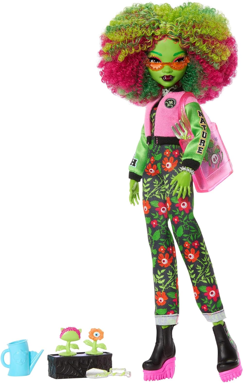 Monster High Fearbook Venus McFlytrap Doll with Yearbook Accessory Set