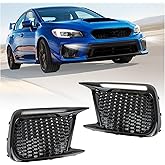KEEGTBOX Switchback White/Amber LED DRL Front Fog Daytime Running Light Sequential Flash Turn Signal Feature Compatible with Subaru WRX STI 2018 2019 2020 2021 Accessories