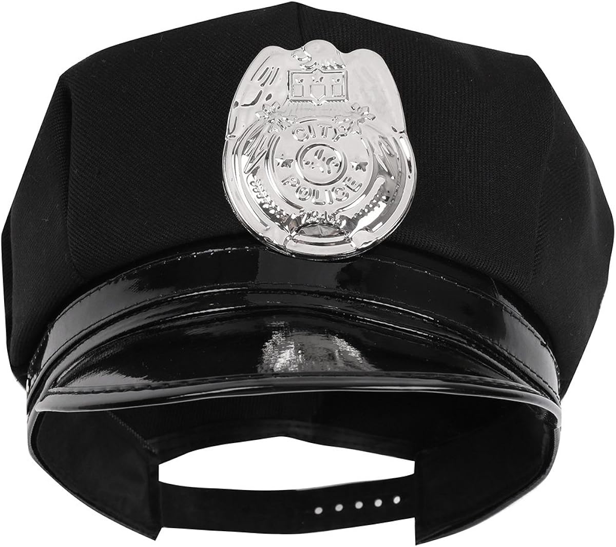 YiZYiF Mens 5PCS Police Officier Costume Outfit Brief Cuff Role Play Uniform Set