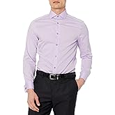 Calvin Klein Mens Dress Shirt Slim Fit Non Iron Solid French Cuff