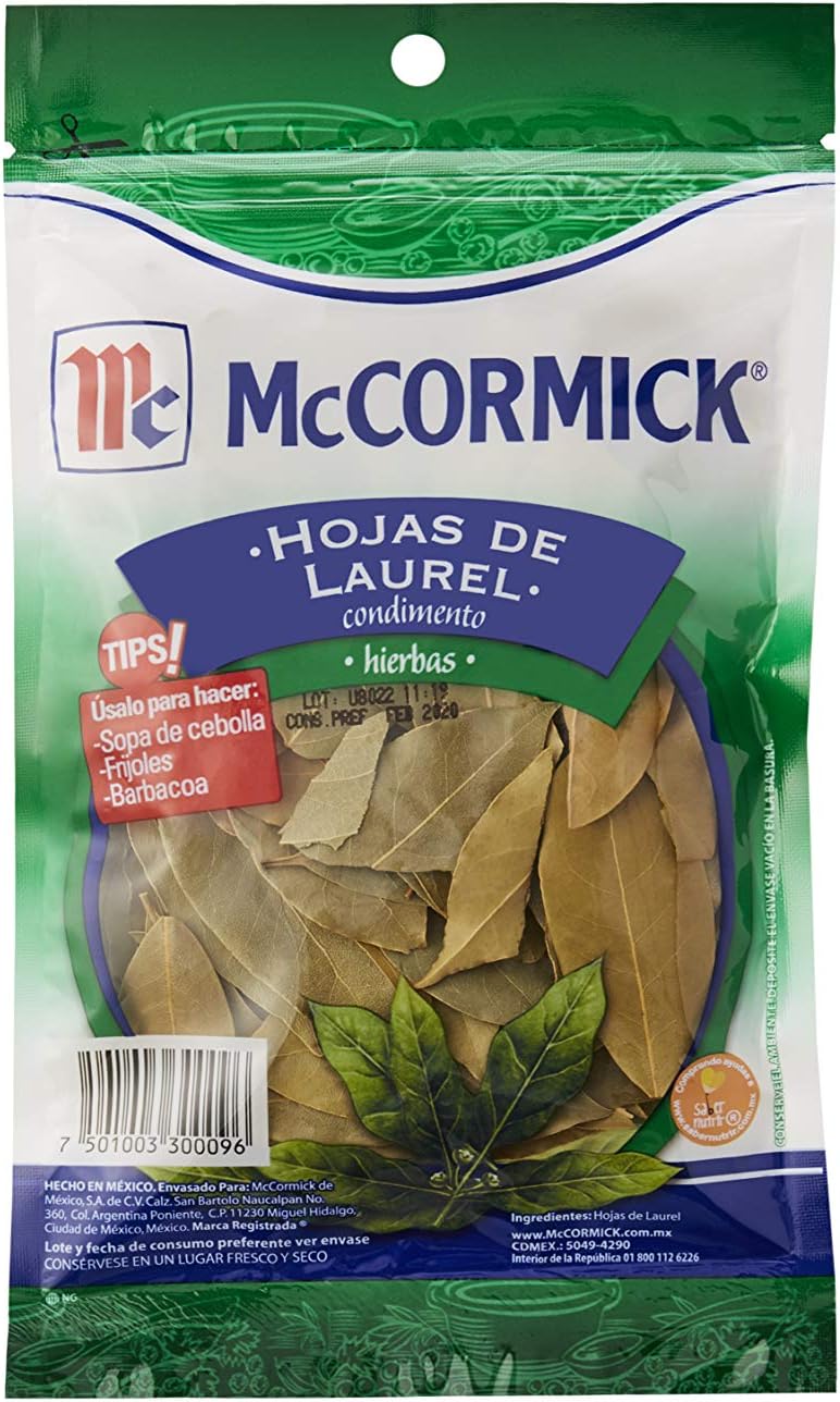 McCormick, Hojas de Laurel, 13 gramos Alimentos y Bebidas