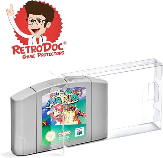 50 Super Nintendo N64 cajas/fundas protectoras para juegos módulos: Amazon.es: Videojuegos