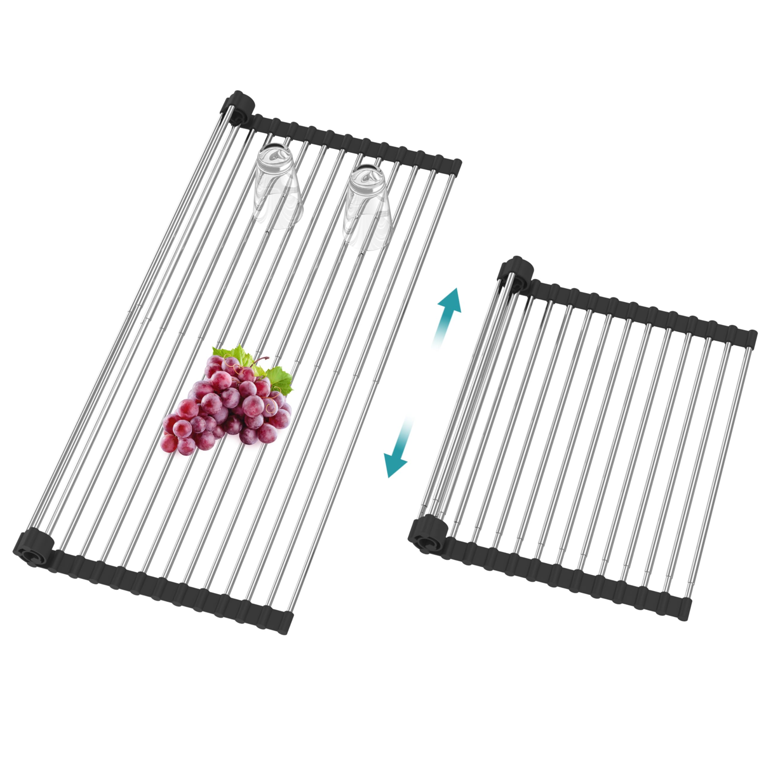 BBXTYLY Extra Expandable Roll Up Dish Drying