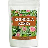 Rhodiola Rosea Root Slices - 4oz (113g) | 100% Natural Herb for Tea | Traditional Stress Support, Non-GMO, Resealable Bag
