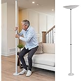 HEALTHCRAFT uPole, 7-10 Feet Security Pole for Seniors, Floor to Ceiling Grab Bar (Tension Mounted), Toilet Safety Grab Handl