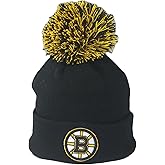 ZHATS NHL Unisex Kids NHL Officially Licensed Youth Beanie Pom Icon Team Color