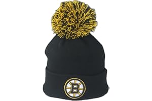 ZHATS NHL Unisex Kids NHL Officially Licensed Youth Beanie Pom Icon Team Color