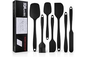 For OXO Spatula, 6-Piece Silicone Rubber Spatula Set, Heat-Resistant Flexible Scrapers for Nonstick Cookware, Cooking Utensil