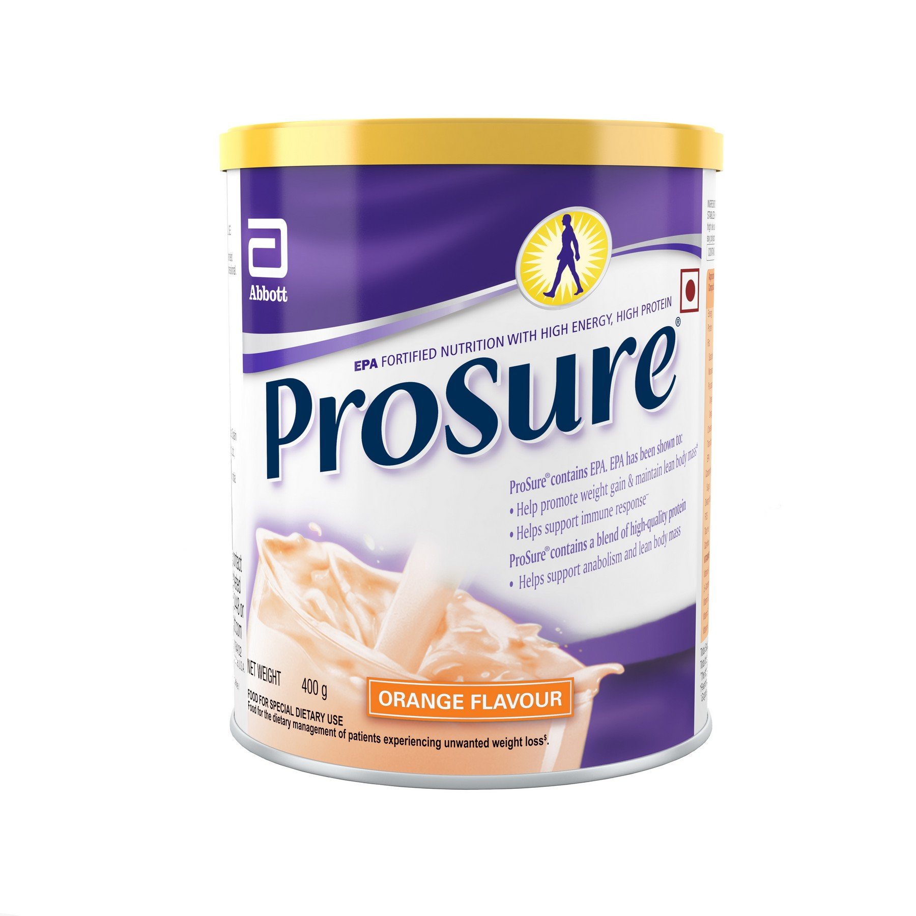 Abbott Prosure Nutritional Drink 400 g (Orange) for Weight Gain