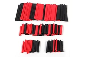 127PCS Heat Shrink Tubing 2:1 Wire Cable Assortment Wrap Waterproof Electric Insulation Tube Kit