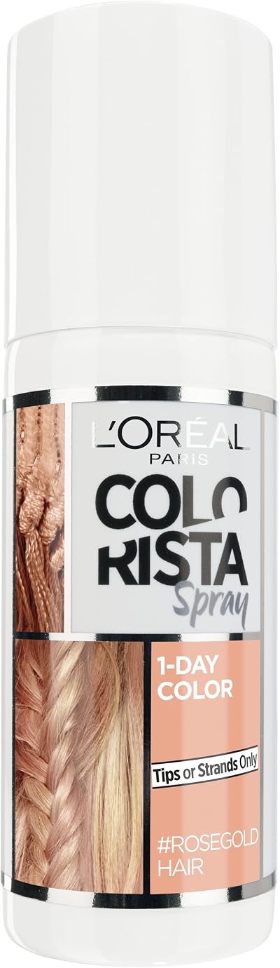 L'Oreal Paris Colorista Spray Rose Gold 75ml Temporary Hair Colour